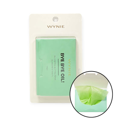 Papel Absorvente Antibrillos Rostro - BYE BYE OIL! - WYNIE