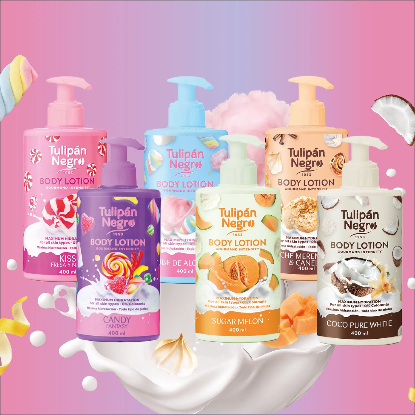 Body Lotion Candy Fantasy 400 ml - Tulipán Negro
