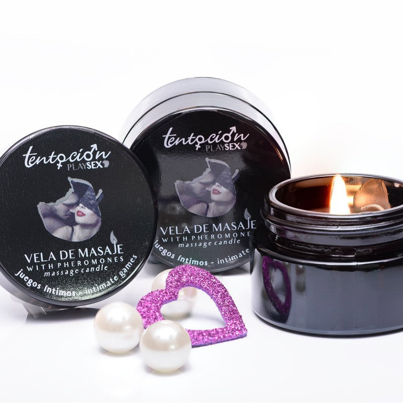 Vela de Masaje con Feromonas | Juegos Íntimos 20 ml