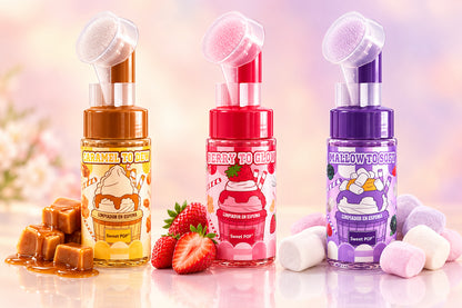 Limpiador Facial en Espuma Pastelitos con Cepillo de Silicona